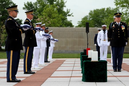 Dedication ceremony of Columbarium Court No. 9, during which the remains were inurned at the new columbarium (17640874432)