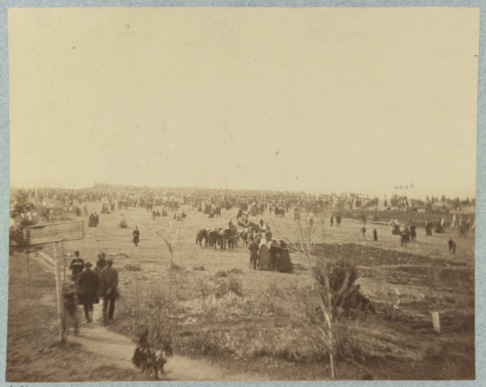 Dedication of monument at Gettysburg cemetery LCCN2012647711