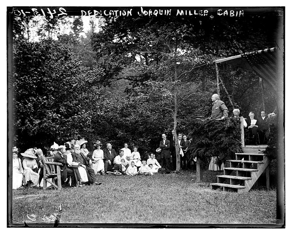 Dedication of Joaquin Miller Cabin LCCN2014690512