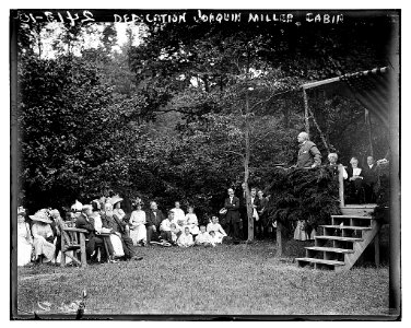 Dedication of Joaquin Miller Cabin LCCN2014690512