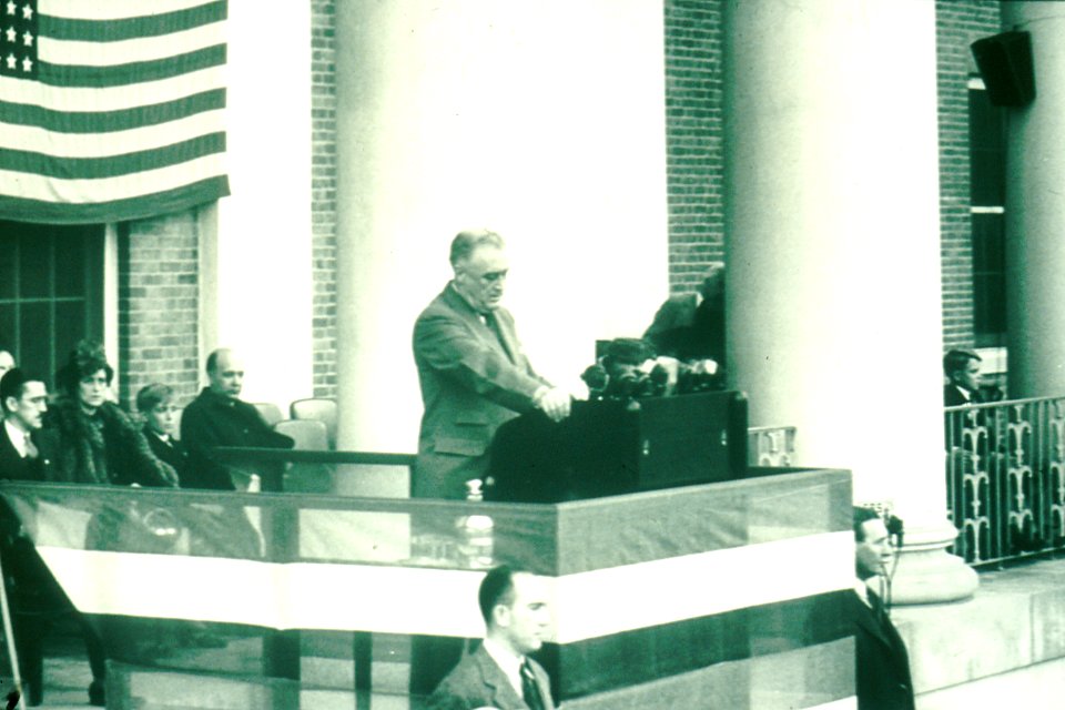 Dedication of first six NIH buildings