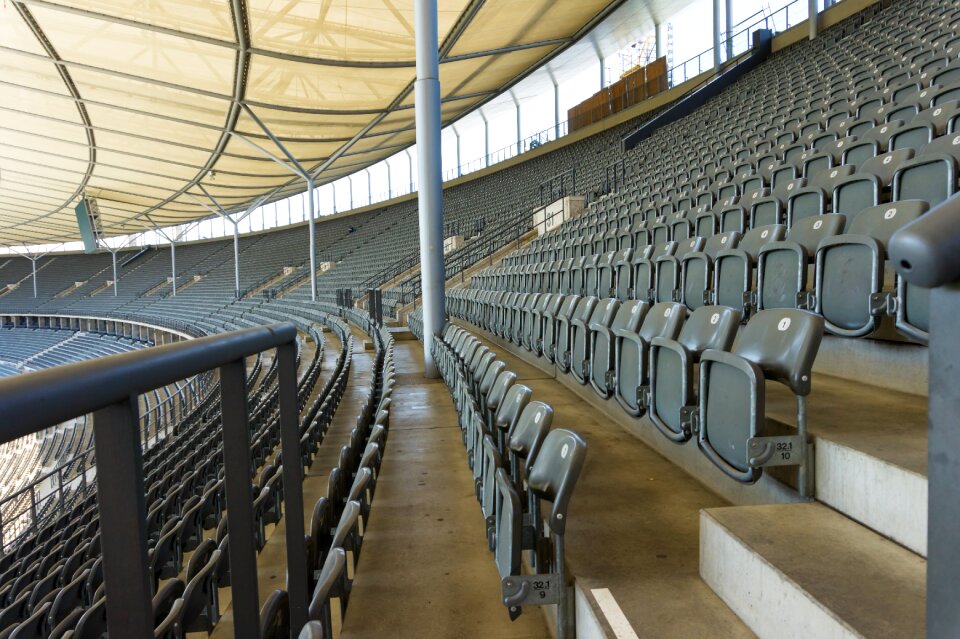 Seat tribune berlin olympic stadium photo