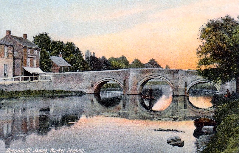 Deeping St James, River Welland, 1907