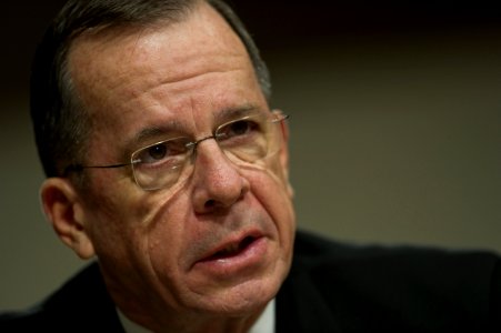Defense.gov News Photo 101202-N-0696M-078 - Chairman of the Joint Chiefs of Staff Adm. Mike Mullen testifies before the Senate Armed Services Committee on Dec. 2 2010. Mullen was joined by