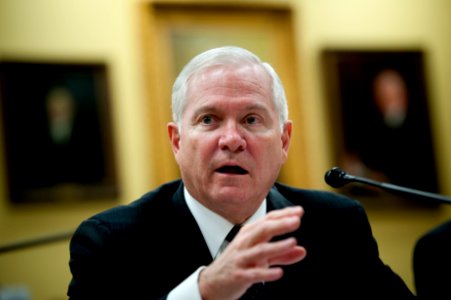 Defense.gov News Photo 110302-N-TT977-235 - Secretary of Defense Robert M. Gates testifies at a hearing of the House Appropriations Committee on the fiscal 2012 budget at the Rayburn House