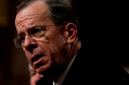 Defense.gov News Photo 110331-N-TT977-323 - Chairman of the Joint Chiefs of Staff Adm. Mike Mullen testifies at a hearing of the Senate Armed Services Committee on operations in Libya at the