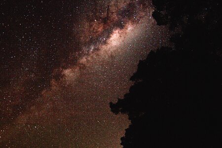 Milky way night stars photo