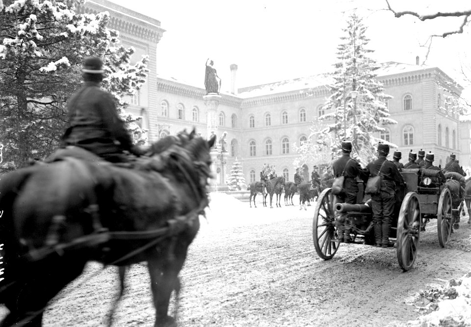 Defilee eines Regiments vor dem General - CH-BAR - 3238151