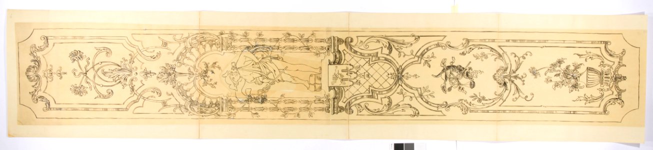 Dekorritning, Hallwylska palatset - Hallwylska museet - 102167