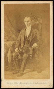 Delahaye & Sluyts - carte de visite, Portret van een man, gezeten