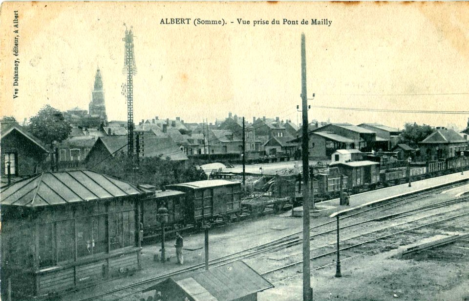 Delannoy - ALBERT - Vue prise du Pont de Mailly