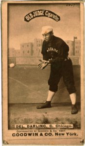 Dell Darling, Chicago White Stockings, baseball card portrait LCCN2007686413