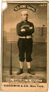 Dell Darling, Chicago White Stockings, baseball card portrait LCCN2007686451