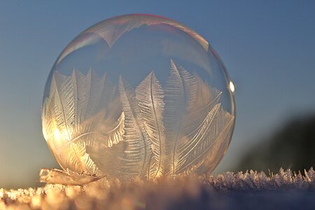 Winter frost eiskristalle