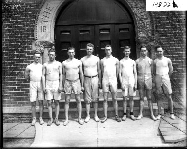 Delta Kappa Epsilon track team group portrait 1915 (3199687669) photo