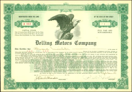 Delling Motors Company 1924 photo