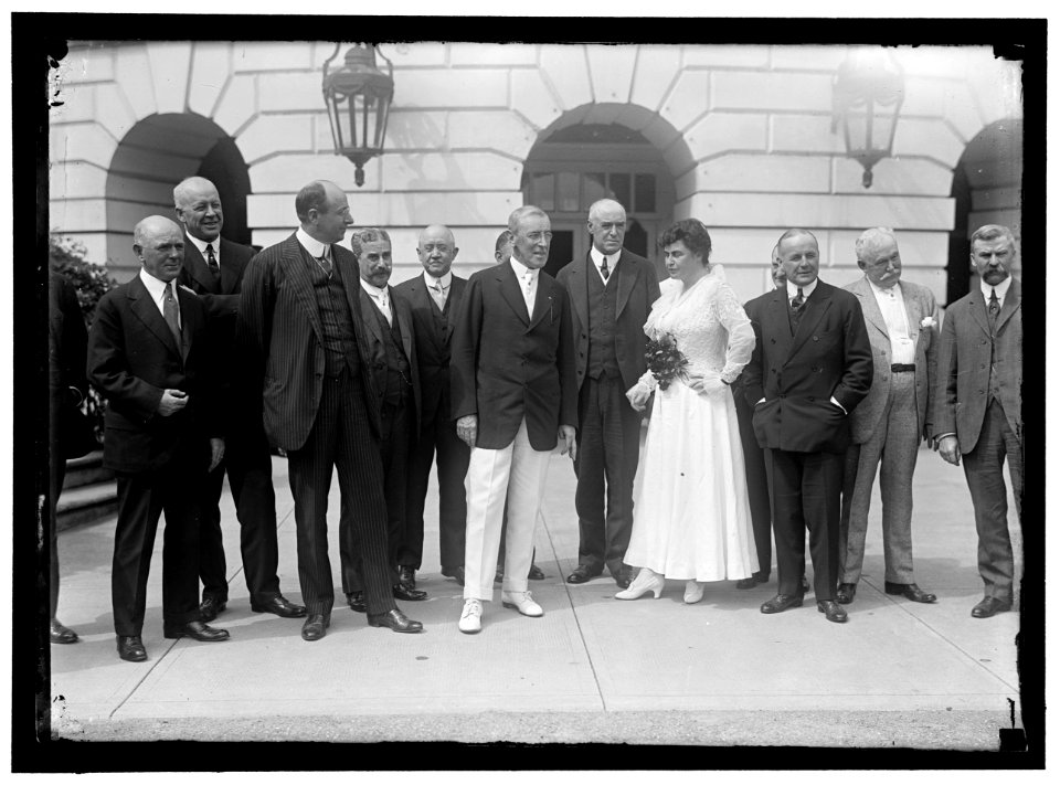 DEMOCRATIC NATIONAL COMMITTEE. MARSH; LYNCH; CUMMINGS; JOHNSON; WILSON; McNAB; MRS. WILSON; GLASS, PARTLY HIDDEN; McCORMICK; SMITH; WALSH LCCN2016867454