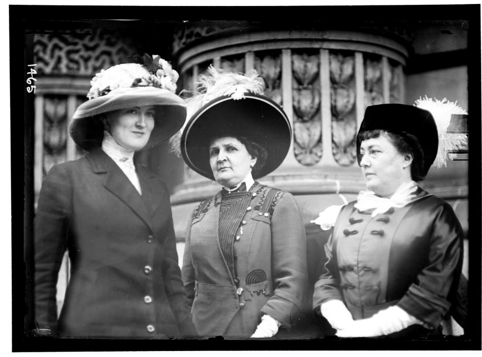 DEMOCRATIC NATIONAL CONVENTION. MISS RUBY TUCKER OF ARKANSAS; MRS. THOMAS TAGGART OF INDIANA; MRS. NORMAN MACK OF NEW YORK LCCN2016863887