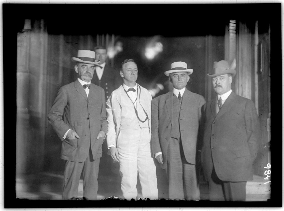 DEMOCRATIC NATIONAL CONVENTION. SEN. WILLARD SAULSBURY; JOSEPHUS DANIELS OF NORTH CAROLINA; EDWIN A. NEWMAN OF D.C.; EDWIN O. WOOD OF MICHIGAN LCCN2016863904