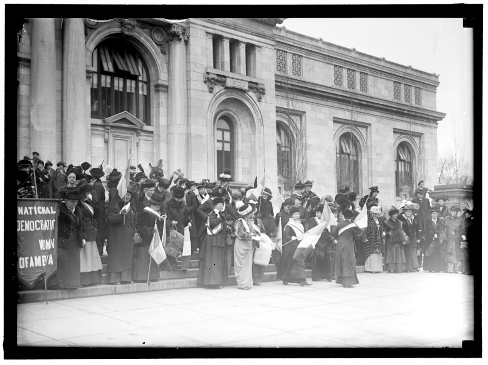 DEMOCRATIC WOMEN. WOMAN SUFFRAGE LCCN2016866065