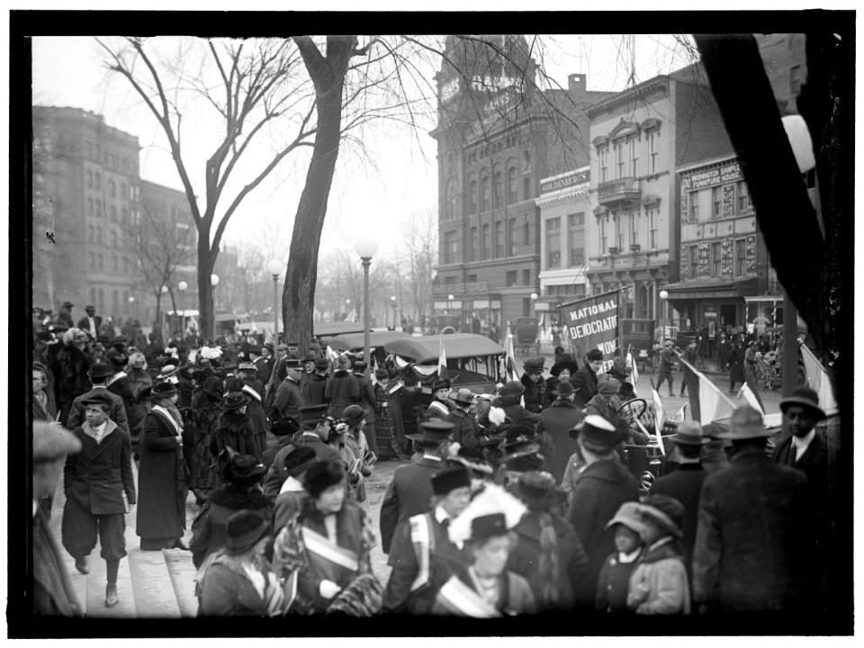 DEMOCRATIC WOMEN. WOMAN SUFFRAGE LCCN2016866067
