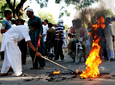 Demonstration Pakistan Innocence of Muslims