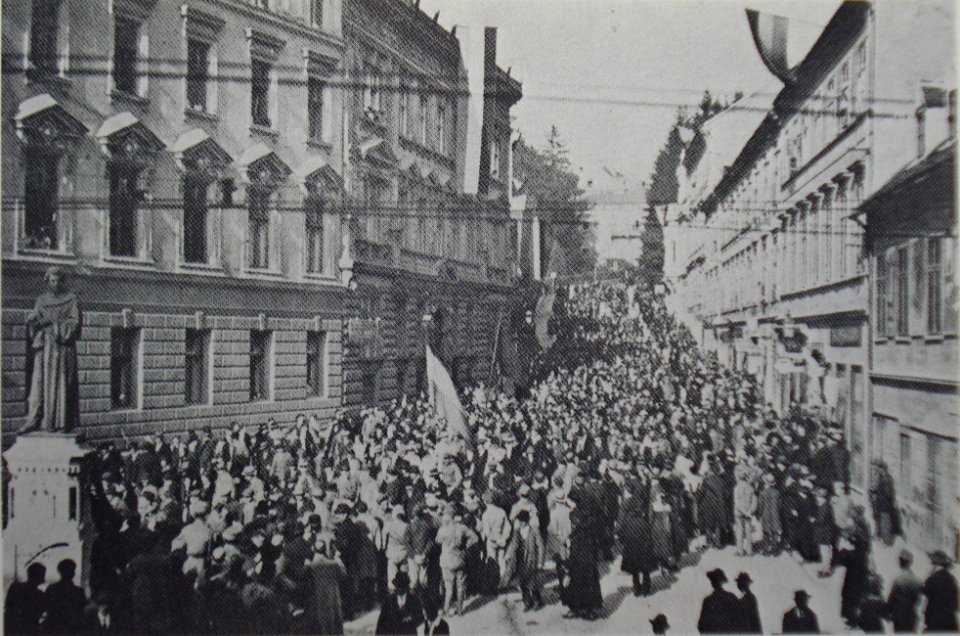 Demonstracije u Zagrebu 1918