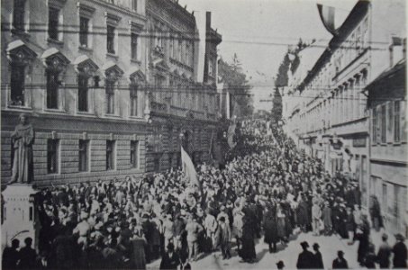 Demonstracije u Zagrebu 1918 photo