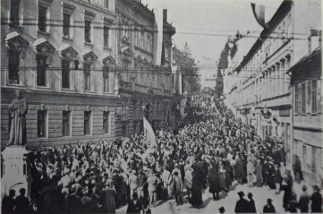 Demonstracije u Zagrebu 1918