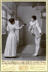 Den förlorade sonen, Kungliga Dramatiska teatern 1893. Rollporträtt - SMV - H4 191