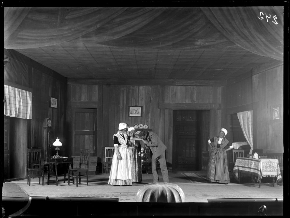 Den frånvarande, Svenska teatern 1904. Föreställningsbild - SMV - SvT056