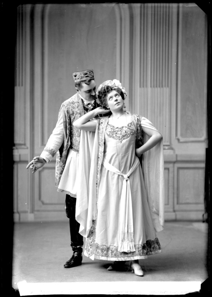 Den glada änkan, Oscarsteatern 1907. Rollporträtt - SMV - GB011