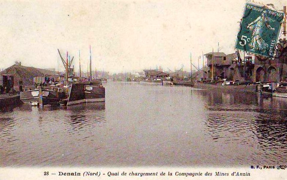 Denain - Quai de chargement de la Compagnie des mines d'Anzin