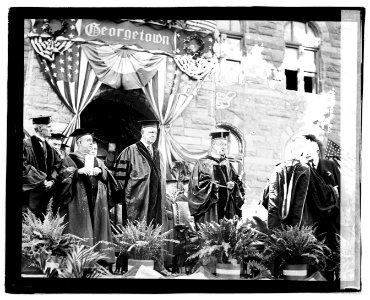 Denby at Georgetown College graduation LOC npcc.04380