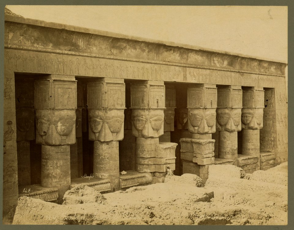 Dendarah - Temple of Hathor - Bonfils. LCCN2004668086