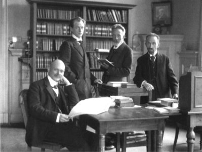 Die Wissenschaftler des Goethe- und Schiller-Archivs, um 1918