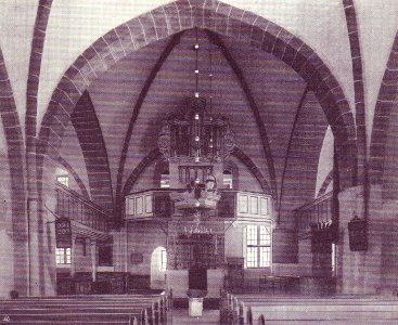 Dielingen Marienkirche nach Osten 1902