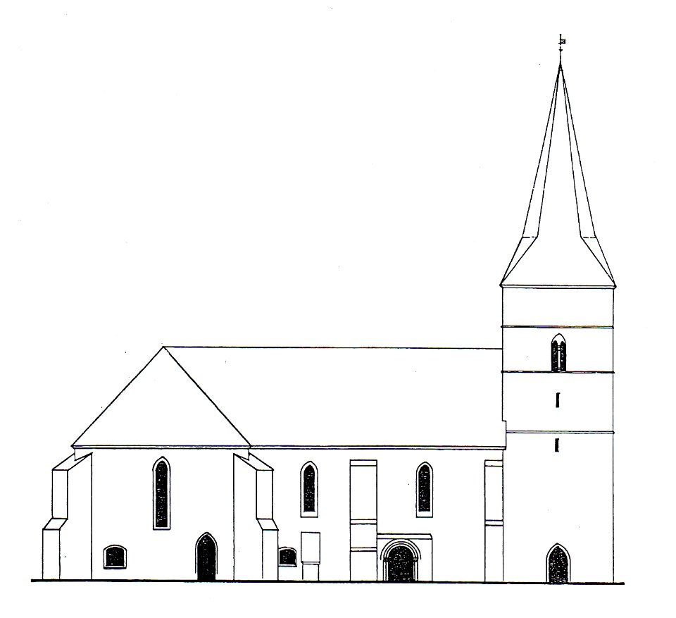 Dielingen Marienkirche Nordseite 1907