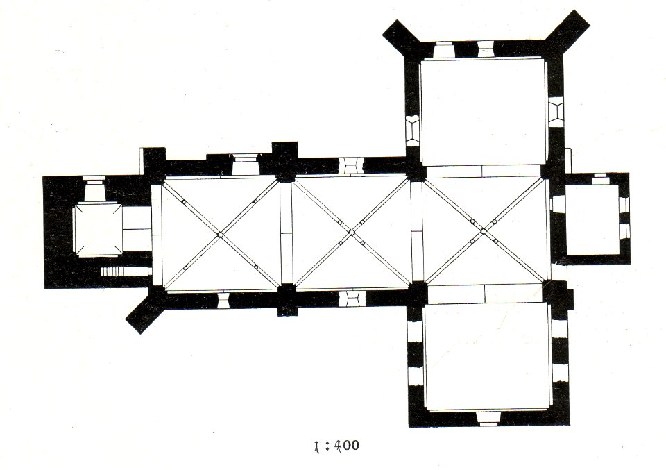 Dielingen Marienkirche Grundriss 1907
