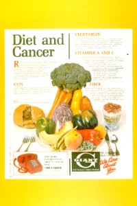 Diet and cancer (giant) ad