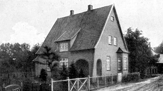 Dienstwohnung der Großherzoglich Oldenburgischen Gendarmerie in Löningen, Amt Cloppenburg, um 1917