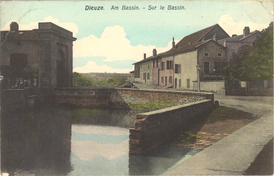 Dieuze 1909 CP