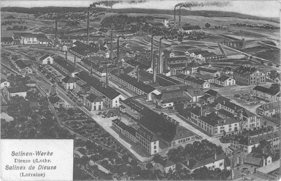 Dieuze 1907 CP