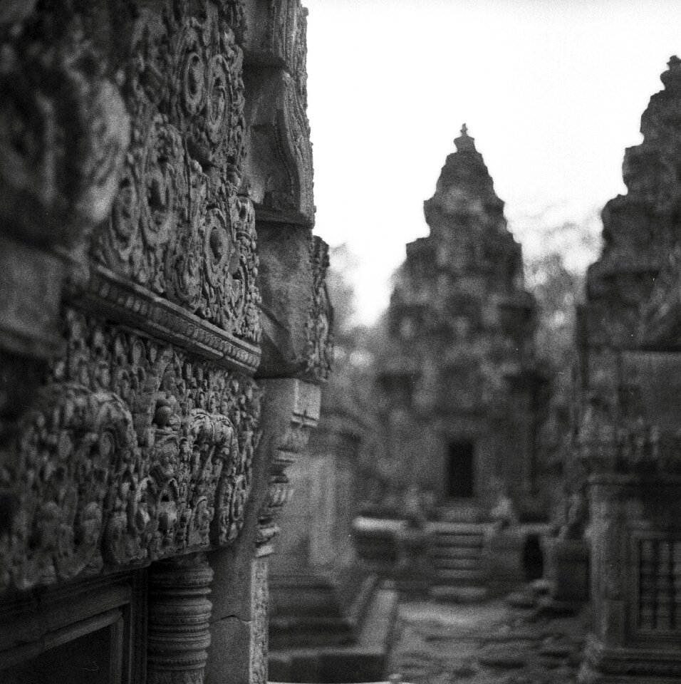 Structure establishment black and white