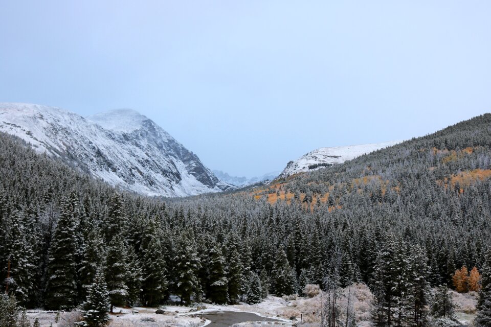 Winter outdoor landscape photo