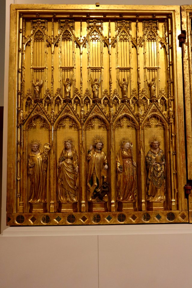 Dijon (21) Musée des Beaux-Arts - Retable des saints et martyrs - 01