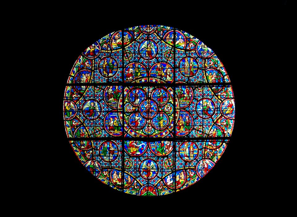 Dijon - Notre-Dame - rosace sud