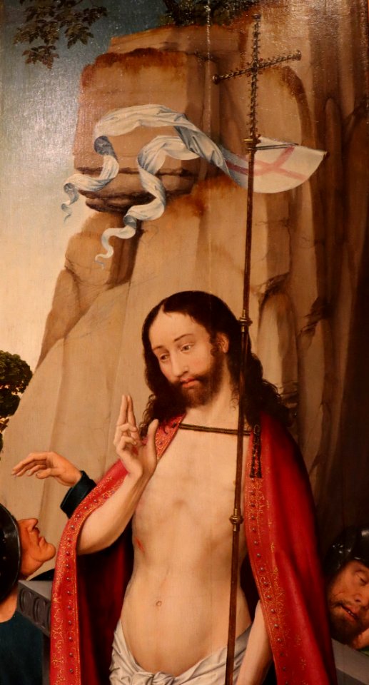 Dijon (21) Musée des Beaux-Arts - Goswyn van der Weyden - Triptyque de la Crucifixion - La Résurrection