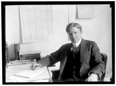 DILL, CLARENCE CLEVELAND, REP. FROM WASHINGTON, 1915-1919; SENATOR, 1923-1935 LOC hec.06421