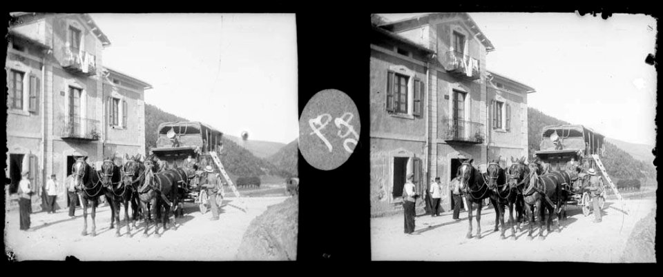 Diligència de Puigcerdà a Ripoll, aturada a la Molina